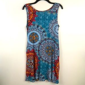 Bishuige Floral Summer Dress - Large